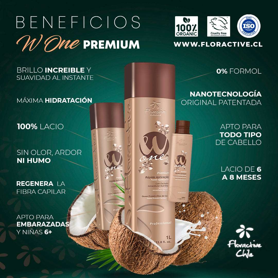 Alisado W-One Premium 1L – Floractive Chile